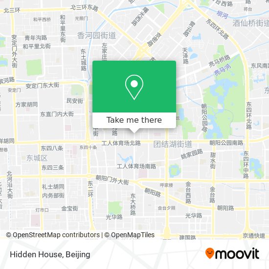 Hidden House map