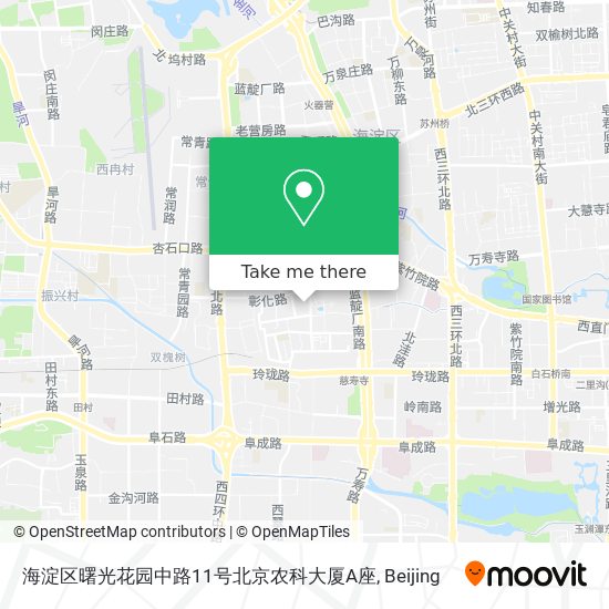 海淀区曙光花园中路11号北京农科大厦A座 map
