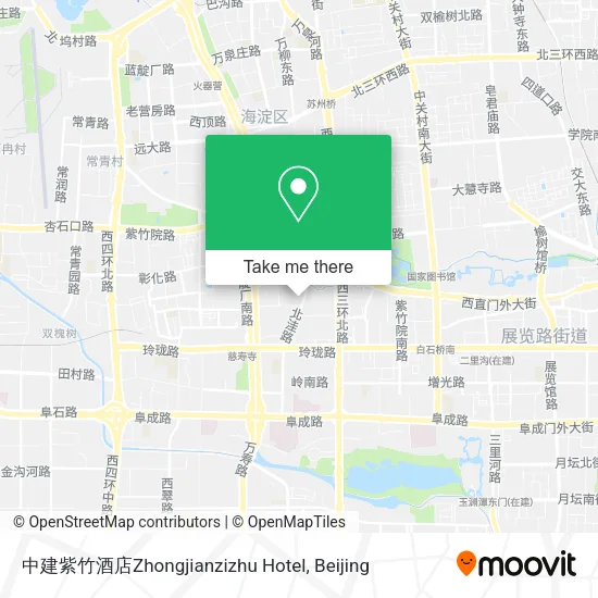 中建紫竹酒店Zhongjianzizhu Hotel map
