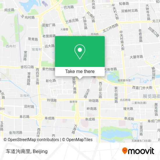 车道沟南里 map
