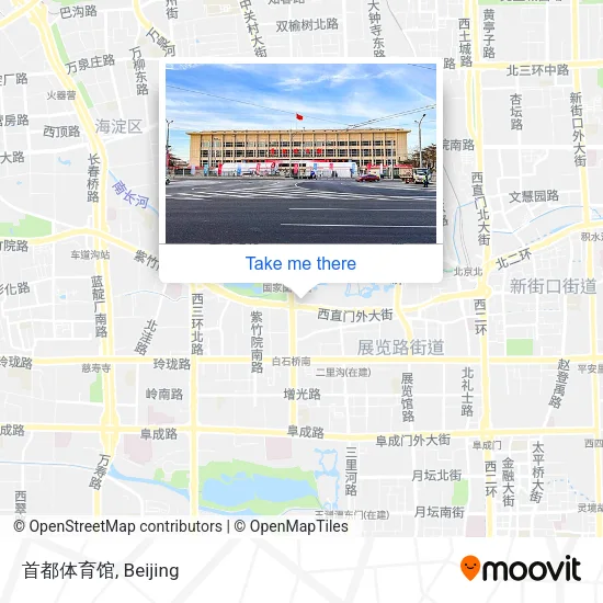 首都体育馆 map