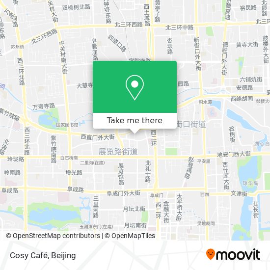 Cosy Café map