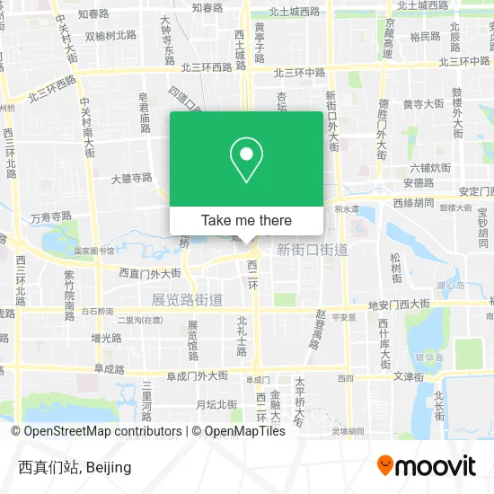 西真们站 map