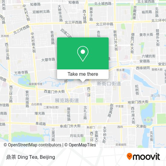 鼎茶 Ding Tea map