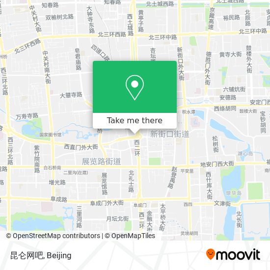 昆仑网吧 map