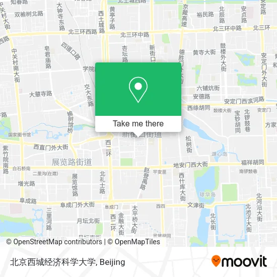 北京西城经济科学大学 map