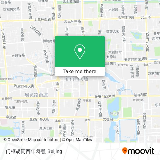 门框胡同百年卤煮 map