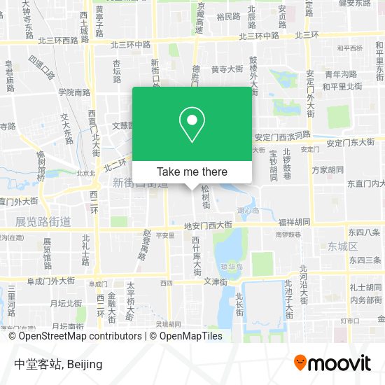 中堂客站 map
