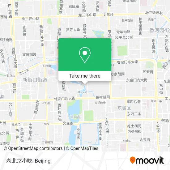 老北京小吃 map