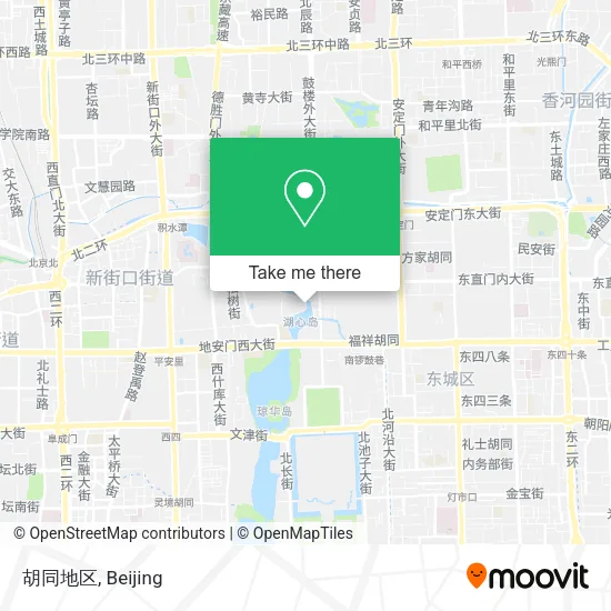 胡同地区 map
