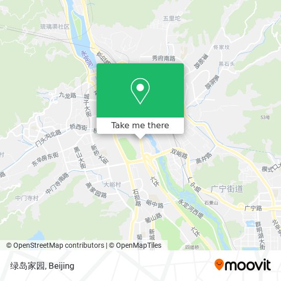 绿岛家园 map