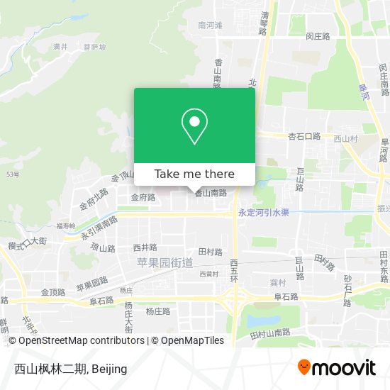 西山枫林二期 map