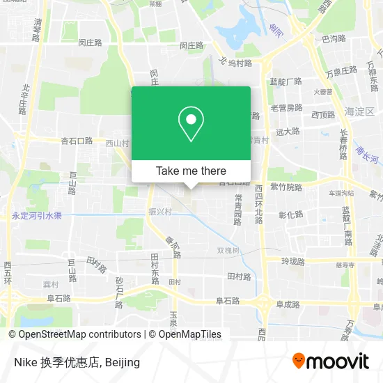 Nike 换季优惠店 map