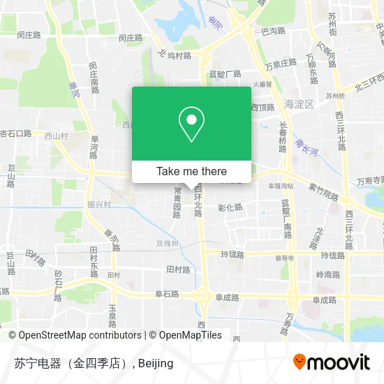 苏宁电器（金四季店） map