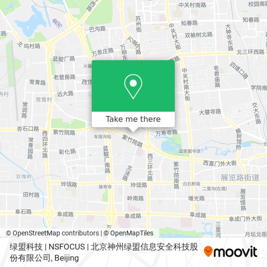 绿盟科技 | NSFOCUS | 北京神州绿盟信息安全科技股份有限公司 map