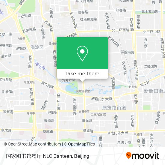 国家图书馆餐厅 NLC Canteen map