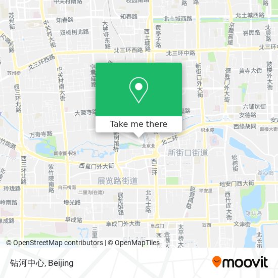 钻河中心 map