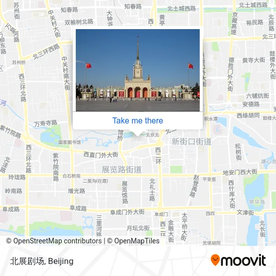 北展剧场 map