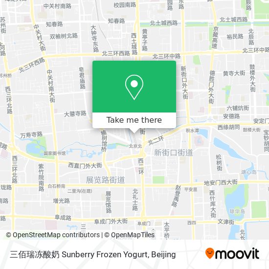 三佰瑞冻酸奶 Sunberry Frozen Yogurt map