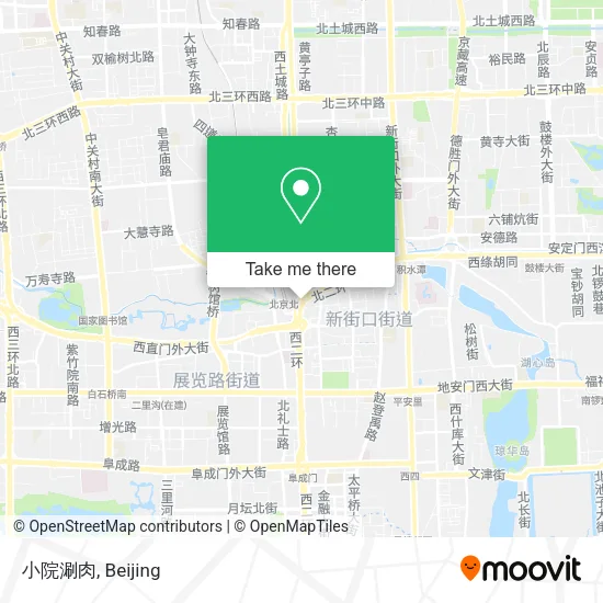 小院涮肉 map