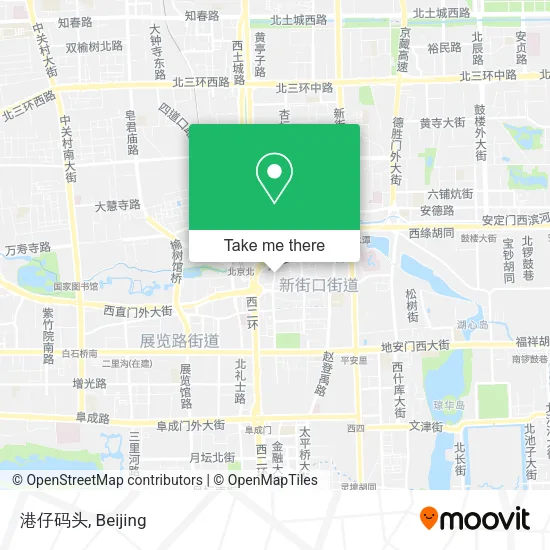 港仔码头 map
