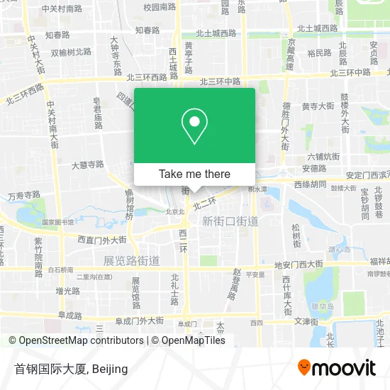 首钢国际大厦 map