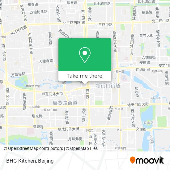 BHG Kitchen map