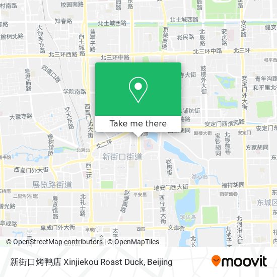 新街口烤鸭店 Xinjiekou Roast Duck map