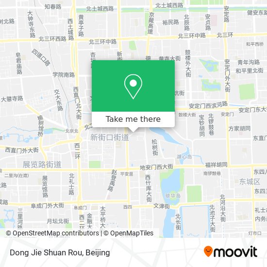 Dong Jie Shuan Rou map