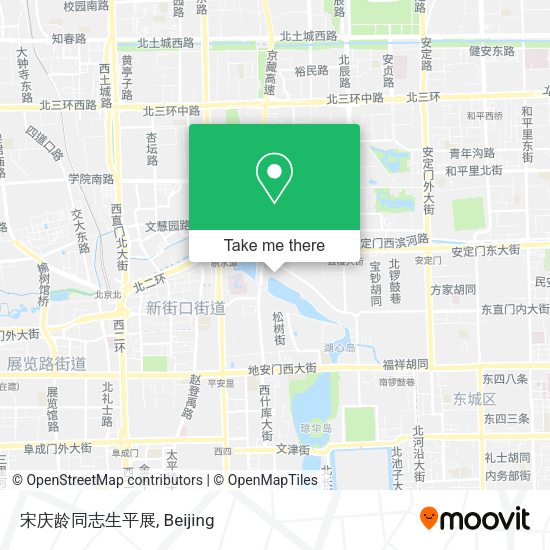 宋庆龄同志生平展 map