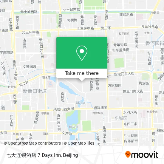 七天连锁酒店 7 Days Inn map