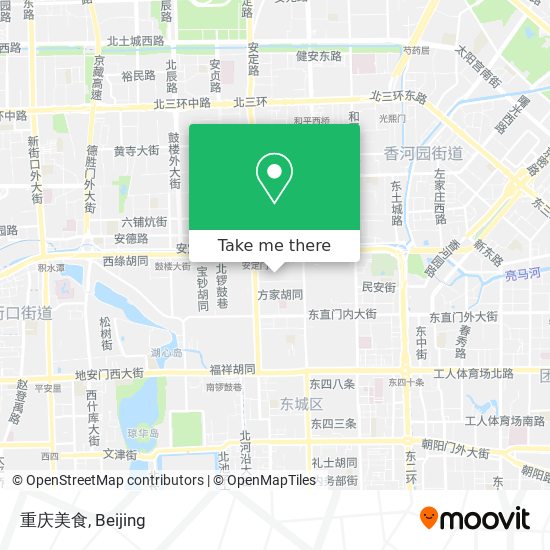 重庆美食 map