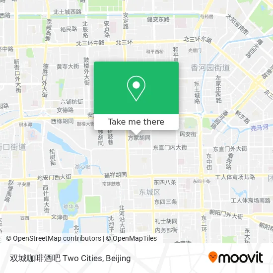 双城咖啡酒吧 Two Cities map