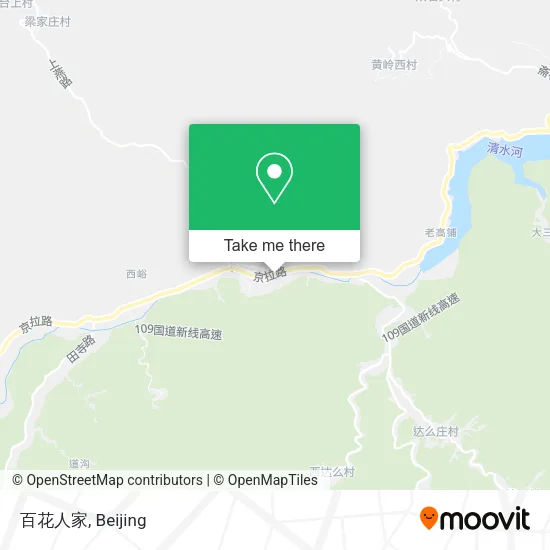 百花人家 map