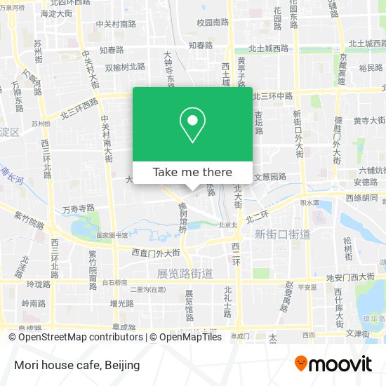 Mori house cafe map