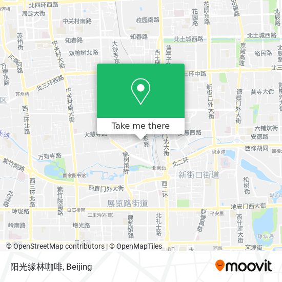 阳光缘林咖啡 map