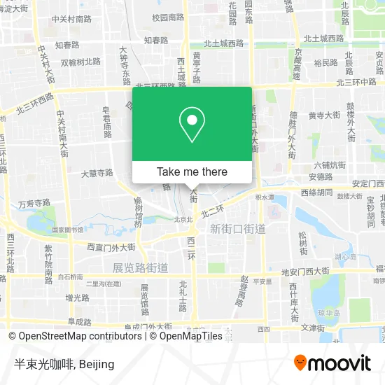 半束光咖啡 map