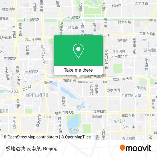 极地边城 云南菜 map