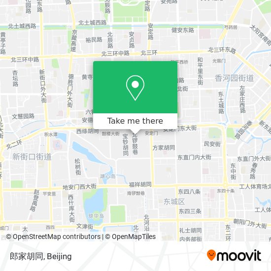 郎家胡同 map
