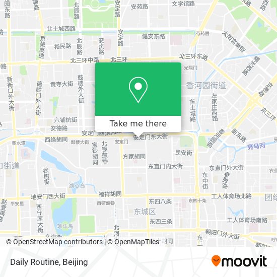 Daily Routine map