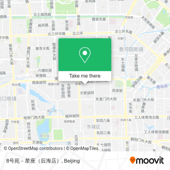 8号苑－星座（后海店） map