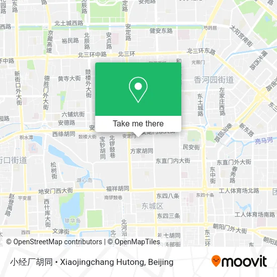 小经厂胡同 • Xiaojingchang Hutong map
