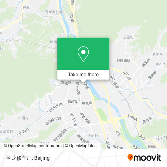 蓝龙修车厂 map