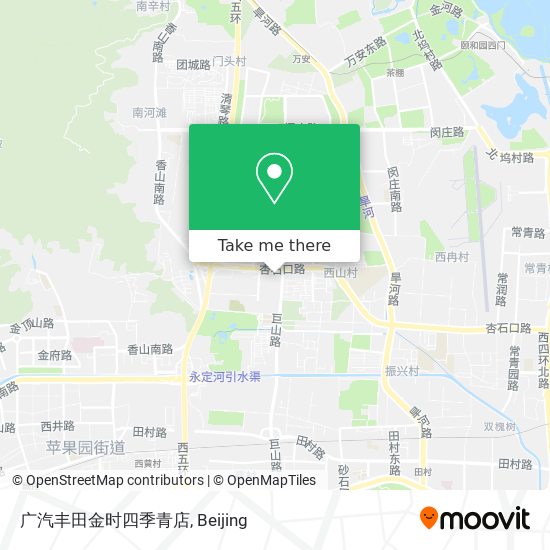 广汽丰田金时四季青店 map