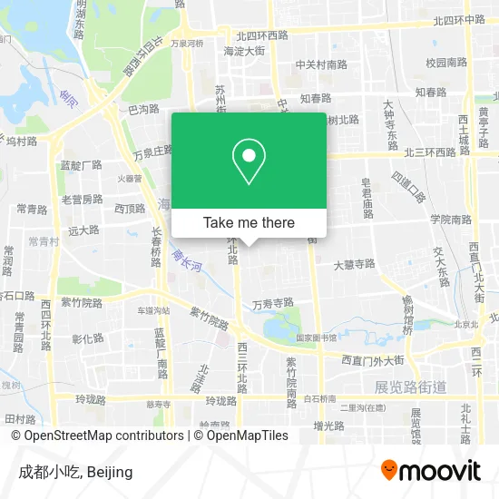 成都小吃 map