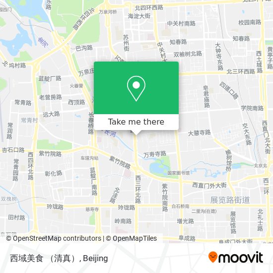 西域美食 （清真） map