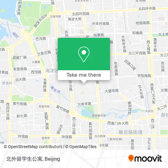 北外留学生公寓 map