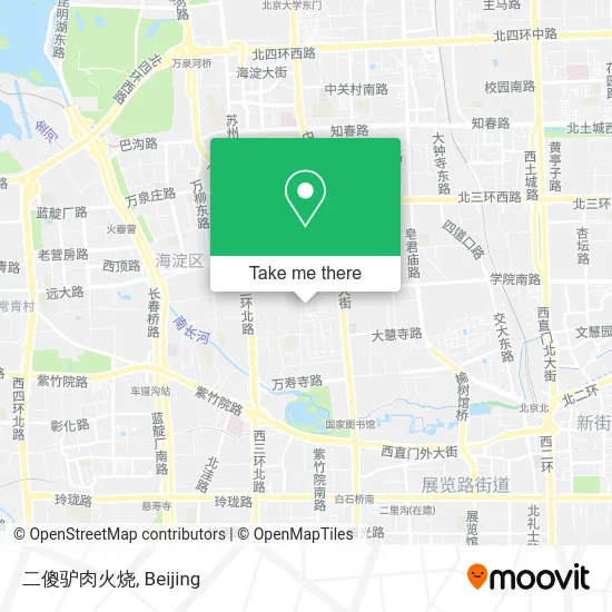 二傻驴肉火烧 map