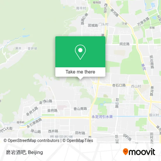 磨岩酒吧 map