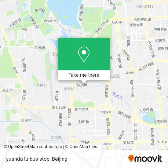 yuanda lu bus stop map